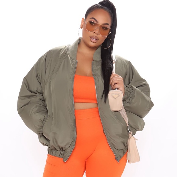 Fashion Nova Jackets & Blazers - FASHION NOVA• Puffer bomber jacket